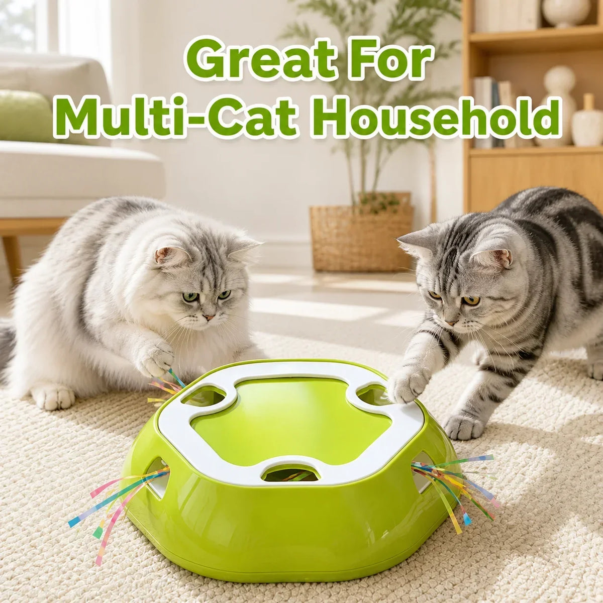 Peek-a-Paw Interactive Cat Toy