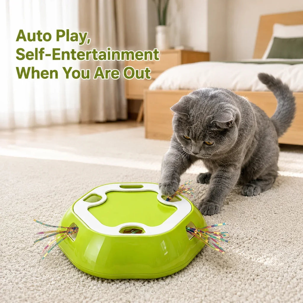 Peek-a-Paw Interactive Cat Toy