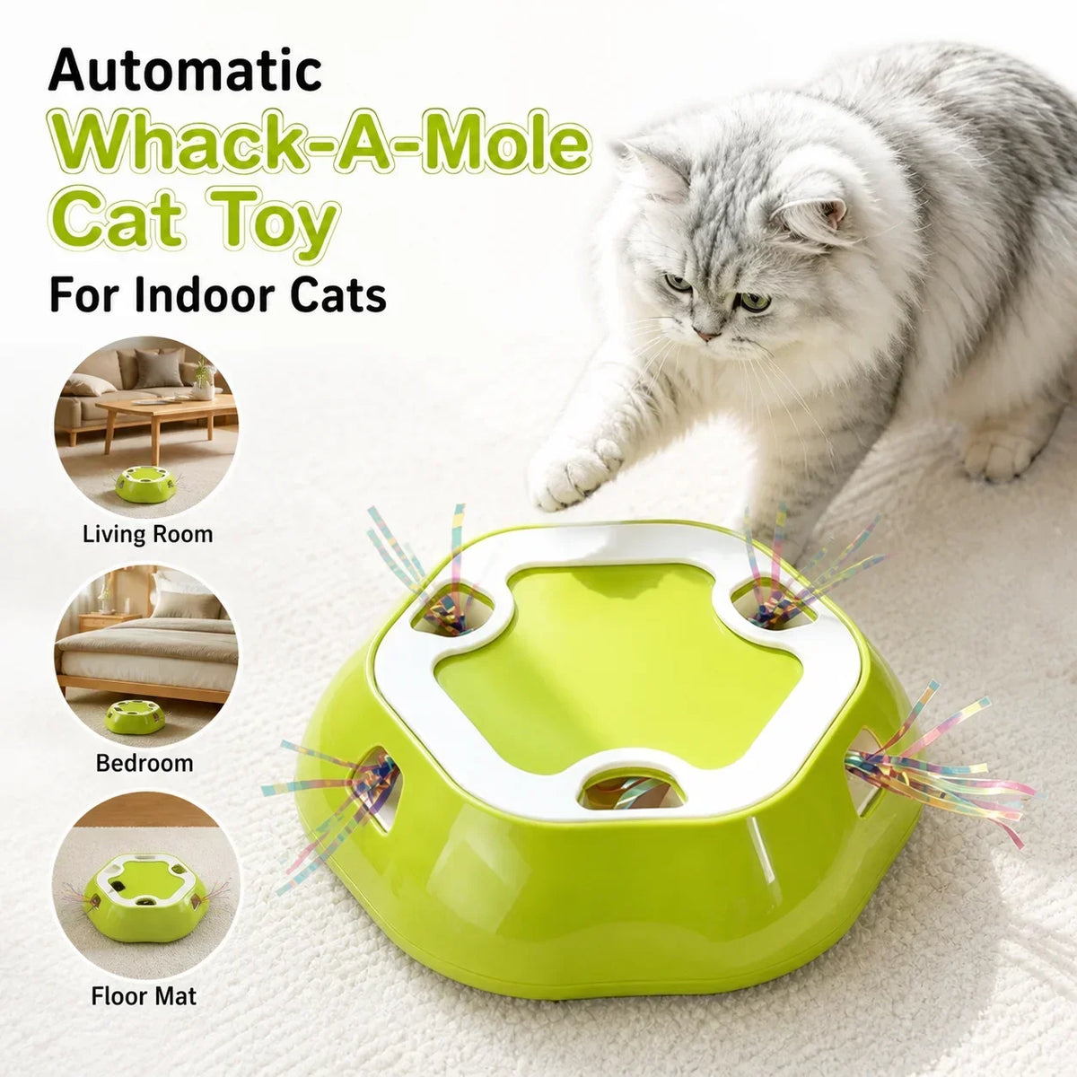 Peek-a-Paw Interactive Cat Toy