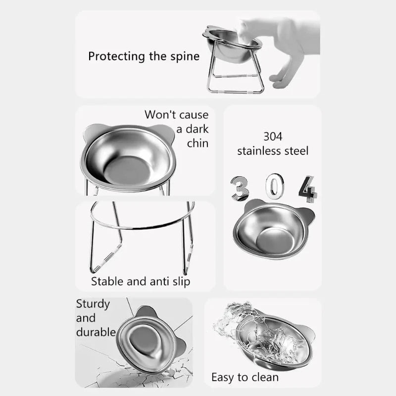 Elevated Comfort Cat Bowl